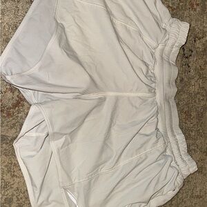 lululemon athletica White Athletic Shorts Lightweight Relaxed Fit